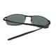 thumbnail image 4 of Gafas de sol ZHILE con montura metálica polarizadas para hombres, negras, lente G15, 4 of 9