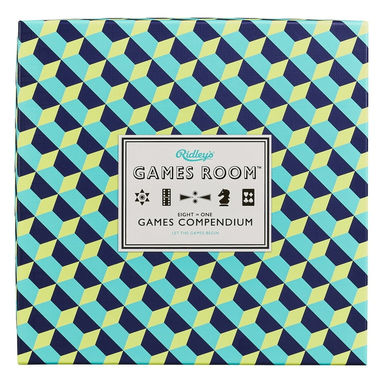 M.Y Classic Games Compendium In Scatola Colorata - 100 Giochi Da Tavolo Per Famiglie, Inclusi Ludo, Dama E Scacchi