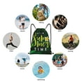 thumbnail image 6 of Honeii Tropical Summer Vibes Print Drawstring Backpack,Drawstring Bags String Backpack Gym Cinch Sack Backpack Sport Bag Draw-Small, 6 of 6