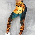thumbnail image 2 of YABCSAZ Halloween Costumes Yoga Pants for Women Print Casual Slim Fit Drawstring Elastic High Waist Trousers Long Leg Pants Halloween Outfits,Fall Trendy Outfits, 2 of 4