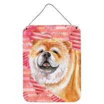 Carolines Treasures BB9782DS1216 Chow Chow Love Wall or Door Hanging Prints Red 12WX16H multicolor