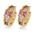 thumbnail image 1 of 18K Gold Galvanized Colorful Zircon Earrings, 1 of 3