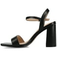 thumbnail image 2 of Journee Womens Tivona Mid Heel Ankle Strap Dress Sandals, Widths Available, 2 of 9