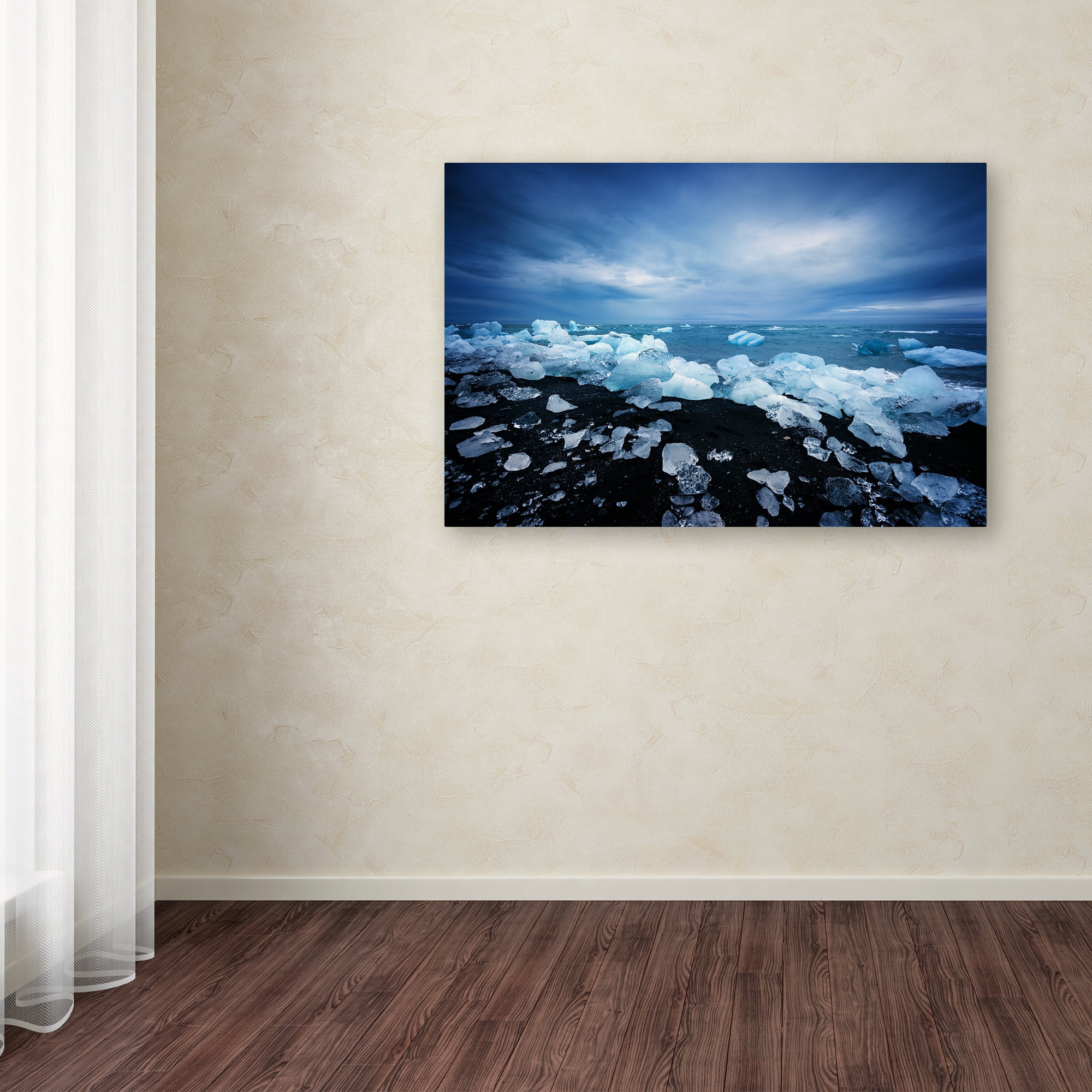 Trademark Fine Art 'Land of Ice' Canvas Art by Philippe Sainte-Laudy
