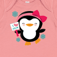 thumbnail image 4 of Inktastic Penguin Girl Snowflakes Girls Baby Bodysuit, 4 of 5