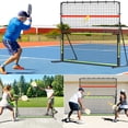 thumbnail image 2 of Pickleball Rebound Net for Dinks, Volleys, and Hits Training. Angle-Adjustable for Indoor/Outdoor Use. 2-in-1 Trainer for All Players., 2 of 7
