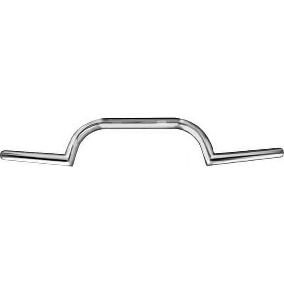 Emgo - 23-12538 - Street Handlebar, Clubman Bend - Chrome