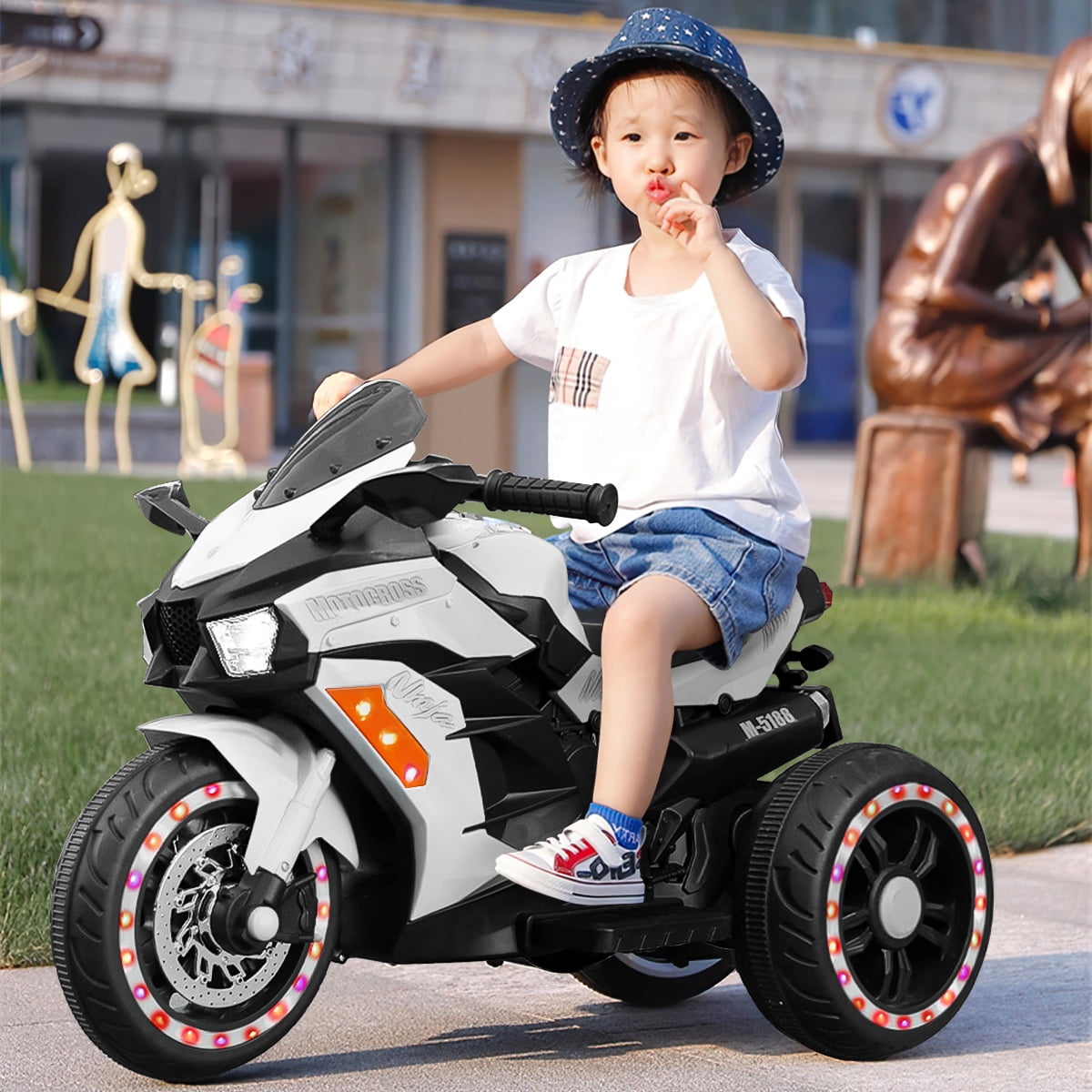 Lakecy Kid Motorcycle Electric Motorcycle,Kid Ride on Motorcycle