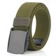 thumbnail image 1 of Cinturón de tela de nailon cortado a medida para cinturones militares para hombres con hebilla abatible para regalo del día del padre 120 cm, verde militar1-verde militar1- Sincero Electrónica, 1 of 5