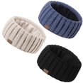 thumbnail image 1 of Diademas de invierno MUTKIS para mujer, paquete de 3 unidades, con forro polar, 1 of 7