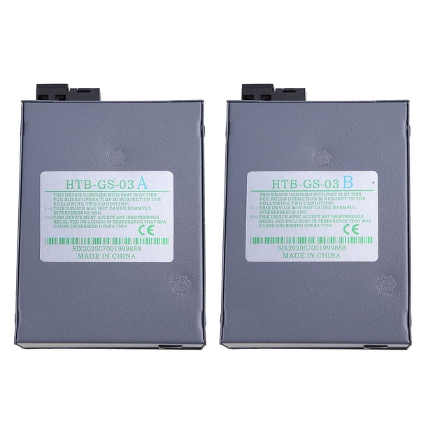 1 par de medios de fibra Ethernet, convertidor de medios de 100m, transceptor de 100m y 25km