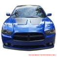 thumbnail image 2 of Ikon Motorsports Compatible with 11-14 Charger Sedan 4Dr Carbon Fiber Texture Front Bumper Lip OE Style - PP, 2 of 4