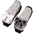 thumbnail image 4 of Clips para visera de gafas de sol, soporte Universal para gafas, lazo, diamantes de imitación, Clip para visera de coche, 2 uds., 4 of 6