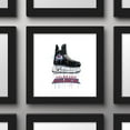thumbnail image 3 of Gallery Pops NHL Colorado Avalanche - Drip Skate Wall Art, Black Framed Version, 12" x 12", 3 of 5