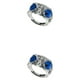 thumbnail image 3 of Anillo de búho Qarigey Aleación Ajustable Fiesta Azul oscuro 2Conjunto, 3 of 6
