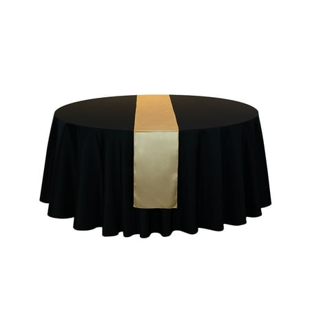 

Table Tek Light Yellow Satin Table Runner - 12 x 108 - 10 count box