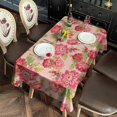 thumbnail image 6 of Pioneer Flower Floral Print Pattern Rectangle Tablecloth 60"x102",Waterproof Polyester Rectangle Table Cloth, Wipeable Spillproof Polyester Tablecloth for Dining, Camping, Indoor and Outdoor, 6 of 6