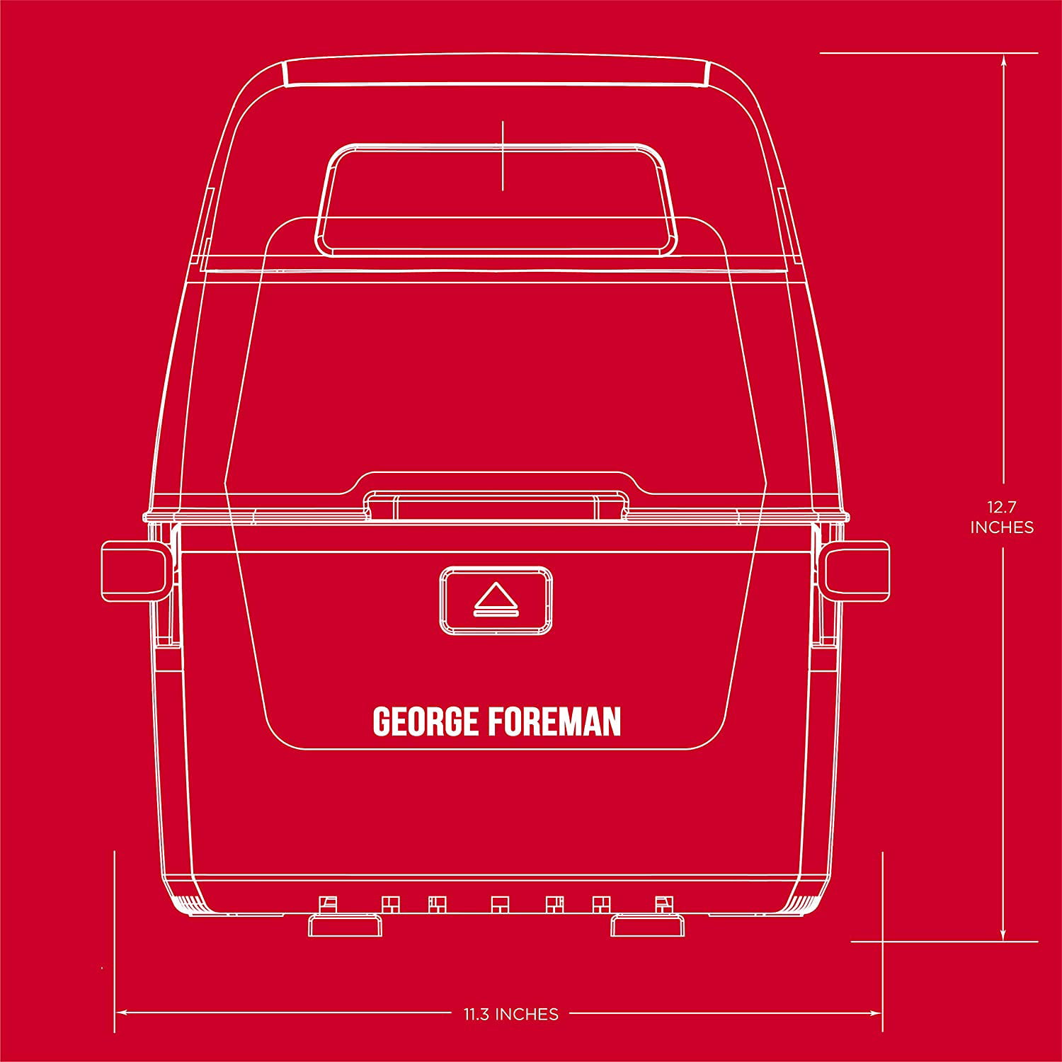  George Foreman GHFD6800B Twist 'N Crisp Air Fryer, with  Rotisserie, 3L Capacity, Black : Home & Kitchen