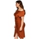 thumbnail image 2 of Vestido escote barco Roman Fashion/Tallas Extras, 4299 (Tabaco) cafe 42 Roman Fashion V-GR-4299-TABACO-ALL, 2 of 7