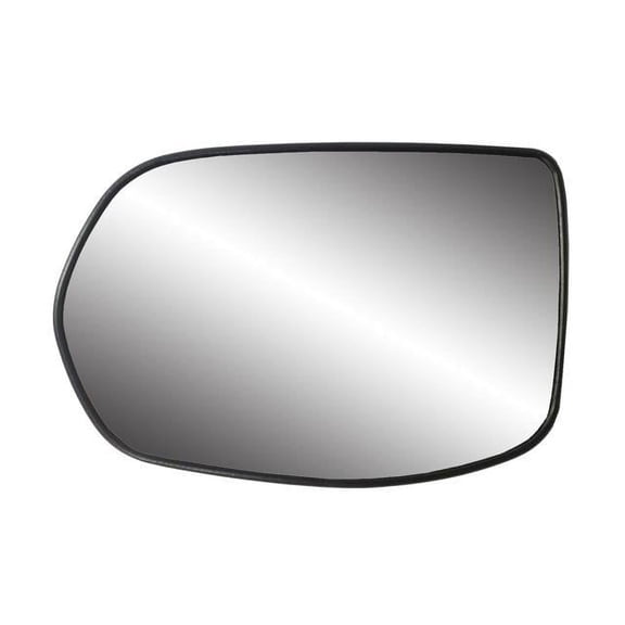 33217 - Fit System Driver Side Heated Mirror Glass w/ backing plate, Honda CR-V 07-11, 4 15/ 16" x 7 7/ 16" x 7 5/ 8"