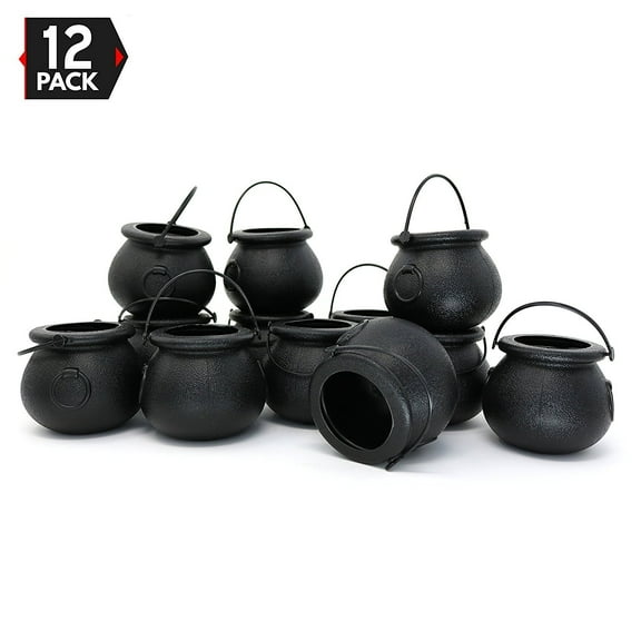 Big Mo’s Toys Candy Cauldron Kettles - 1 Dozen Party Decoration Supplies