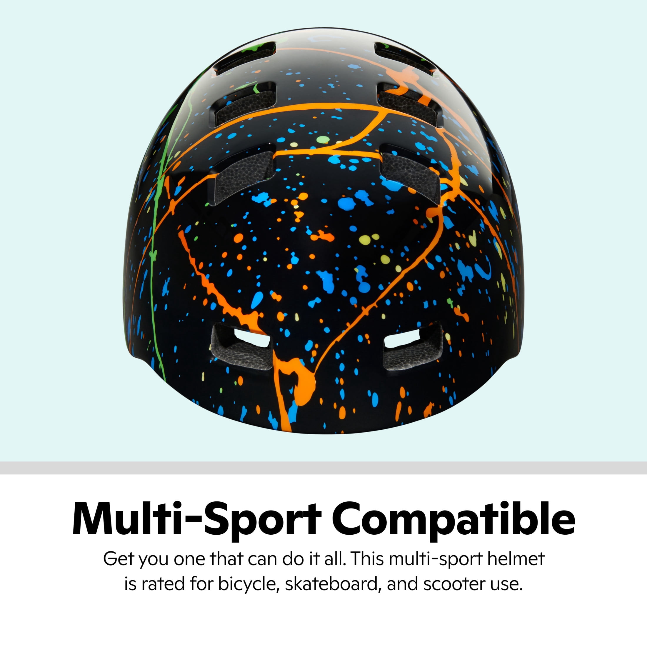 Schwinn Sunburst Youth Helmet, Ages 8 - 14, Black