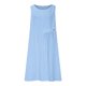 thumbnail image 4 of Vestido de Verano para las Mujeres Playa, Moda Vacaciones Color Sólido sin Mangas Hueco Fuera de la Fiesta Midi para Casual, 4 of 9