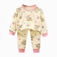 thumbnail image 5 of HCNTES Boys Pajamas Toddler Boy 2-piece Pajamas Sleepwear Pjs for Baby Cute Soft Clothes Suit Dailywear & Loungewear Outfits Set, 5 of 6