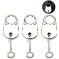thumbnail image 2 of Candados Mini Key Locks Candado Vintage Mini Bear Locks Bolso pequeño - Plata dontodent Kuyhfg Sin marca, 2 of 5