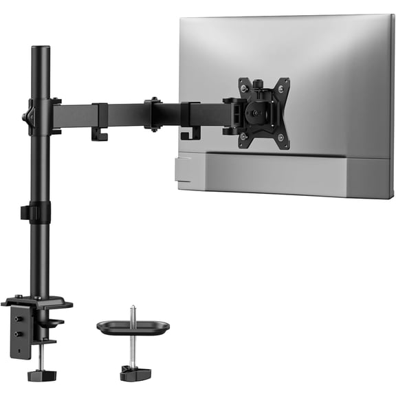 Universal VESA Mount Adapter for Tablets – Spring Clamp Holder for iPad and Portable Monitors up to 15.6″ – Fits VESA 75x75 & 100x100 – Compatible with Surface, Galaxy Tab, and 2-in-1 Laptops
