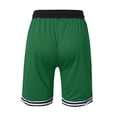 thumbnail image 5 of OIOLOYJM Basketball Shorts Men Mesh Lightweight Quick Dry Athletic Running Shorts with Zipper Pockets Stretch Breathable Gym Workout Sweatshorts Dark Green XL, 5 of 5