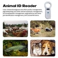 thumbnail image 2 of Escáner digital sensible para mascotas ISO11784 / 5 Lector de identificación de mascotas pa Tomshoo Escáner de chips, 2 of 7