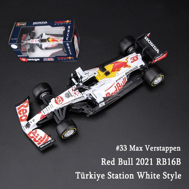 Bburago 1:43 F1 Ferrari Red Bull Racing Mercedes Benz RB16B n. ° 3 Formula One modelo de coche de aleación fundido a presión SF90 SF71 W10 RB15 RB14 Fivean unisex