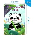 thumbnail image 3 of Panda Party Supplies, Pin the Nose on the Panda Games for Party. Panda Birthday Party Supplies, Large Poster. Panda Party Games, Elastic Blindfolds, Stickers Edge Cut for Panda Birthday Decorations, 3 of 5