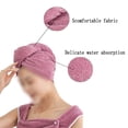 thumbnail image 4 of Fundas de toallas para el cabello: toallas absorbentes de secado rápido, paquete de 3 para mujeres con cabello rizado, largo, húmedo y grueso, 4 of 5