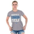 thumbnail image 4 of USAF US Air Force Service Before Self Women's T Shirt Ladies Tee Brisco Brands S, 4 of 5
