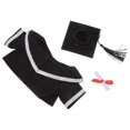 thumbnail image 2 of 1 Set Bear Doll Graduation Gown And Cap Set Cute Plush Stuffed Animal Grad Costume For Graduation Ceremonies Parties And Photos, 2 of 3