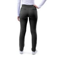 thumbnail image 2 of Adar Pro Scrubs For Women - Skinny Leg Yoga Scrub Pants - P7102 - Black - L, 2 of 7
