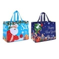 thumbnail image 6 of 5Pcs Large Christmas Gift Bags with Handles, Reusable Christmas Grocery Tote Bags for Christmas Holiday Gift Groceries Shopping Xmas Party Supplies, 6 of 6