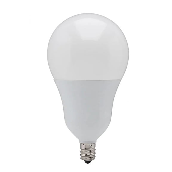 9.8 Watt - A19 LED - 4000K - Candelabra base - 220 deg. Beam Angle - 120 Volt - 6-Pack