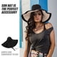 thumbnail image 2 of KAKOWELY Sombrero para el sol, sombrero de ala ancha, sombrero con protección UV, sombrero plegable para viajes, sombrero con protección solar, 2 of 4