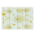 thumbnail image 1 of Yellow Cutting Board, Dreamy Floral Composition with Hearts Valentines Day Inspired Pattern Spring, Decorative Tempered Glass Cutting and Serving Board, Large Size, Earth Yellow Beige, by Ambesonne, 1 of 1