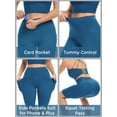thumbnail image 3 of As Rose Rich Biker Shorts for Women High Waist Workout Shorts with 3 Pockets, S, 3 of 9