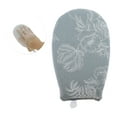thumbnail image 1 of Guantes de planchado a vapor de Unique Bargains con patrón de flores, tabla de planchado redonda para ropa en azul y blanco, 1 of 6