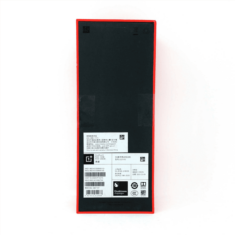 OnePlus 9 5G 本体 256GB 12GB RAM New OnePlus 9 5G 256GB Factory Unlocked 12GB RAM Phone Black