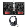 Hercules Inpulse 300 MK2 DJ Controller Bundle with Samson SR350 Headphones