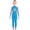 Blue, variant on GKV Girls’ UPF 50+ Floral One-Piece Wetsuit – Long Sleeve Sun Protection Dive Suit for Water Sports