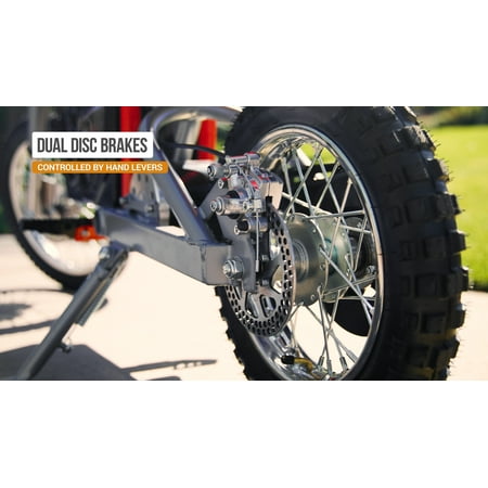 Razor - Dirt Rocket High-Torque Electric Motorcycle Dirt Bike - Red