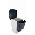 thumbnail image 3 of The ERERLOU 50L Plastic Trash and Recycling Bin with 10L Movable Caddy, 3 of 7