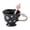 Black, variant on Zjdatm Flower Ceramic Coffee Mug, Mom's Day Sakura Tea Cup Gift, Cherry Blossom Mugs with Spoon & Heart Handle for Birthday Thanksgiving Christmas Gifts